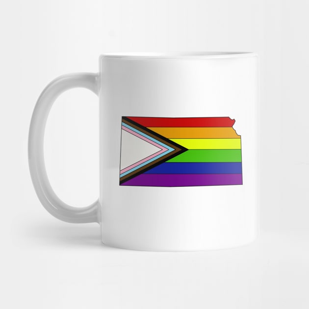 Progress pride flag - Kansas by TheUndeadDesign